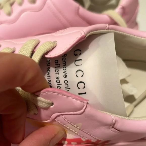NWT Gucci Apple pink sneakers - Picture 6 of 16